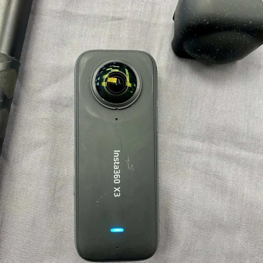 Insta360 X3 360 Action Camera w/ Battery, 256GB SD Card, Case & 3ft Selfie Stick
